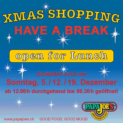 Weihnachts-Shopping